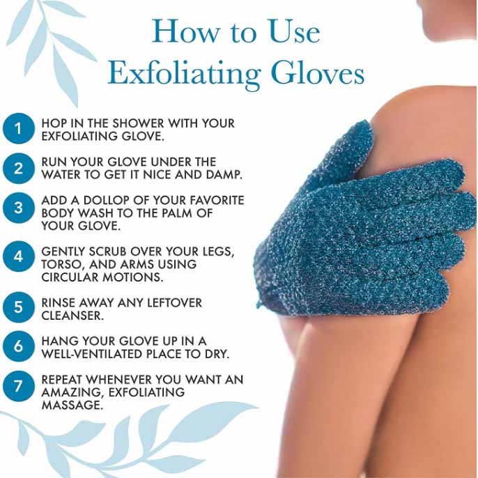 Exfolating Gloves